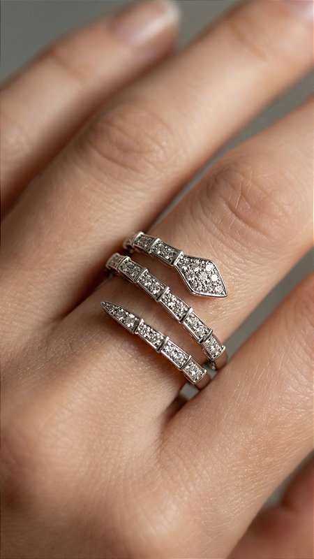 Luxury Rose Gold Geometric Ring