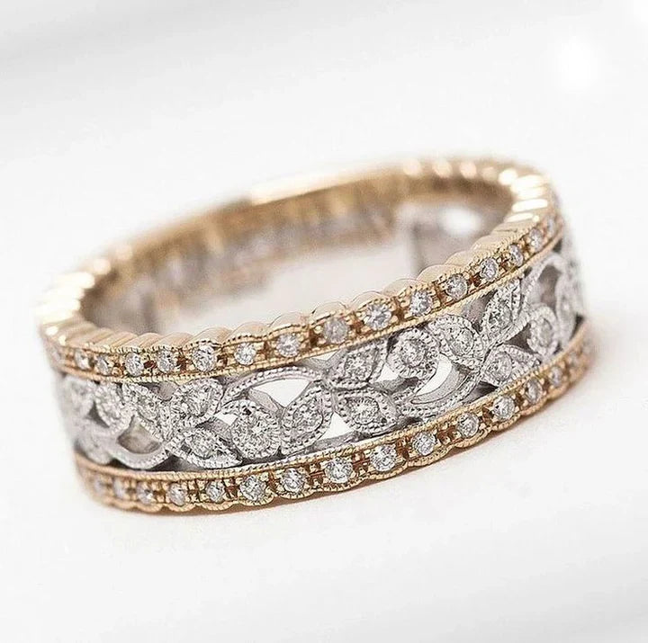 Luxury Gold Roman Numeral Ring