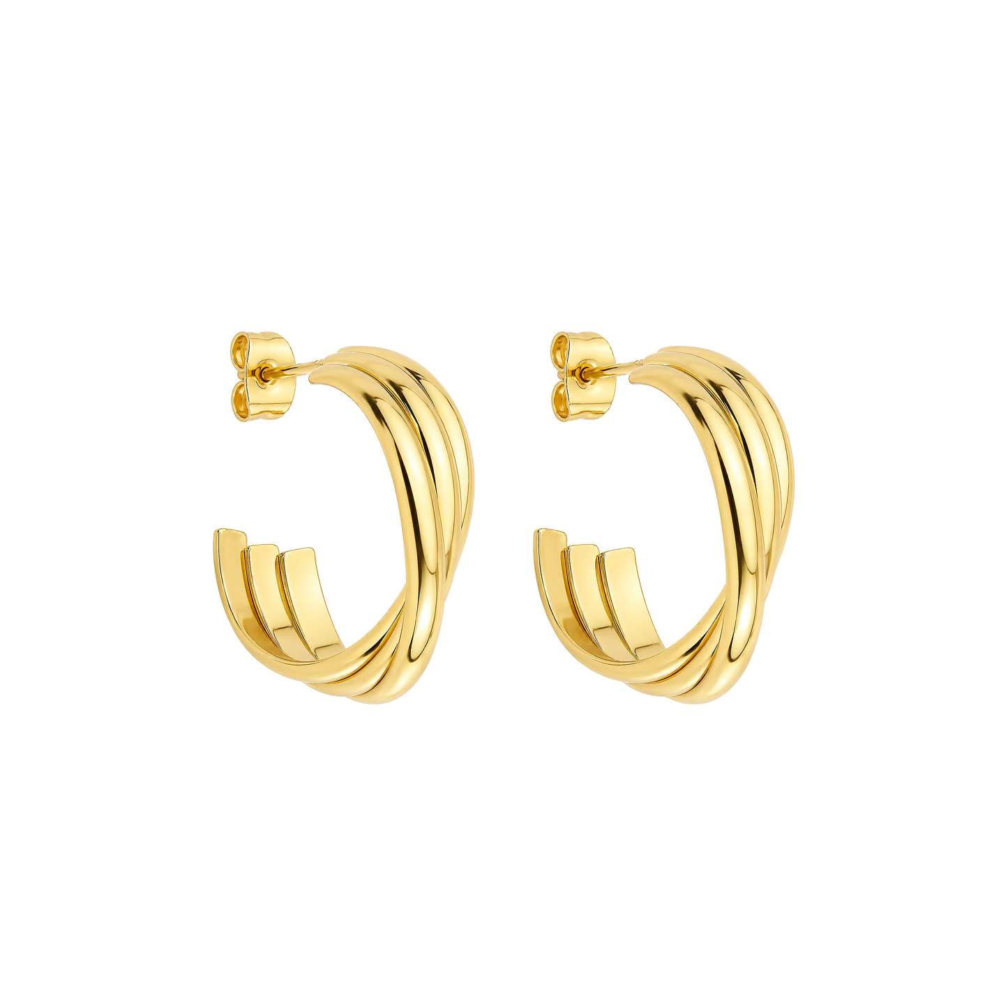 Elegant Gold Hoop Earrings