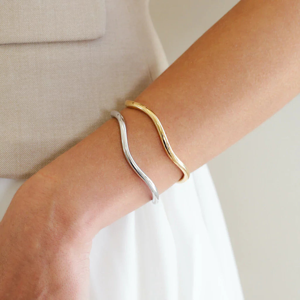 BRACELETE TUBO LISO ONDULADO