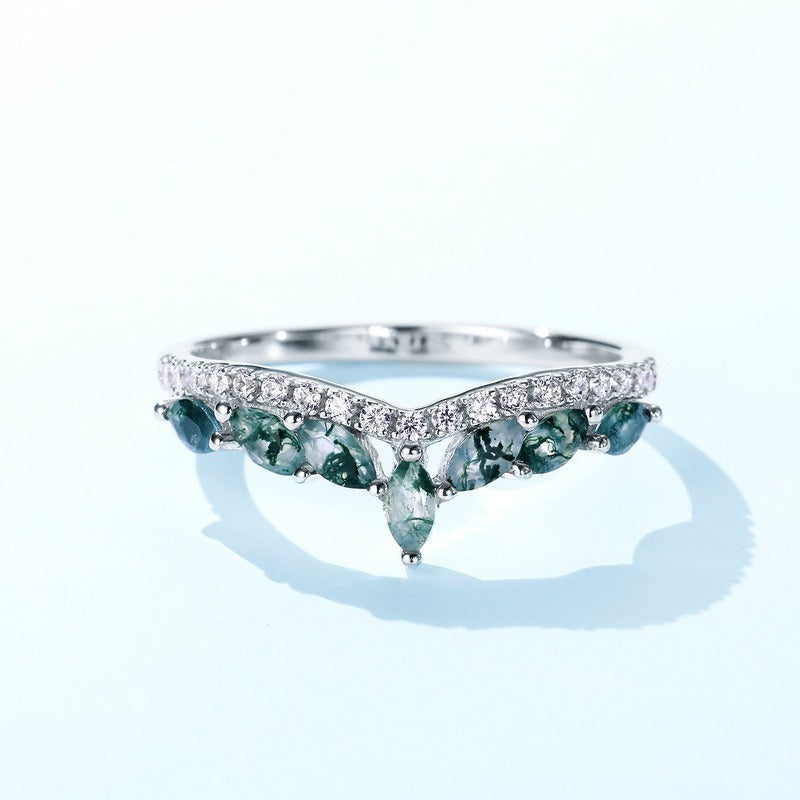 Luxury S925 Zirconia Flower Ring
