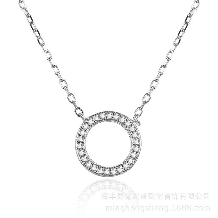 Luxury S925 Colorful Zircon Wreath Necklace