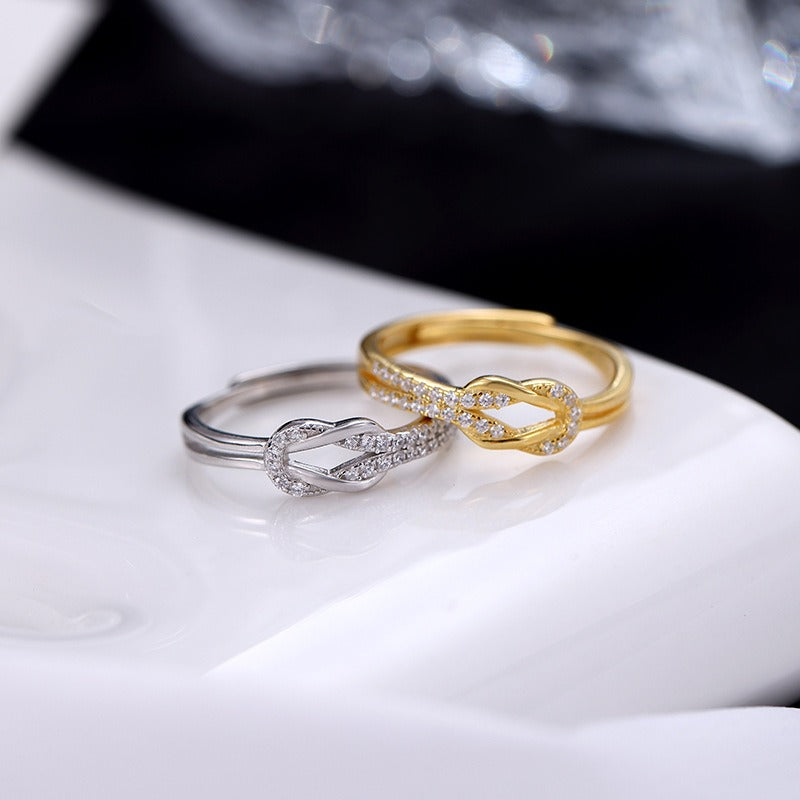 Luxury S925 Silver Geometric Ring