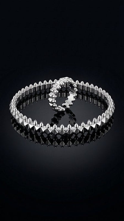 Conjunto Pulseira e Anel CT Clash Dourada