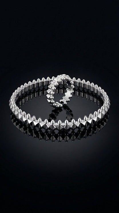 Conjunto Pulseira e Anel CT Clash Prata