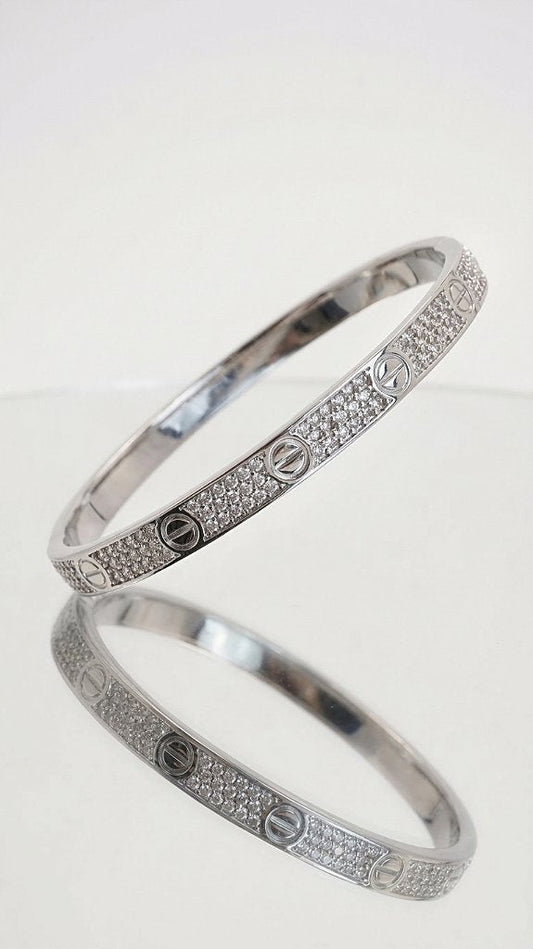 CT Love Silver Zirconia Bracelet