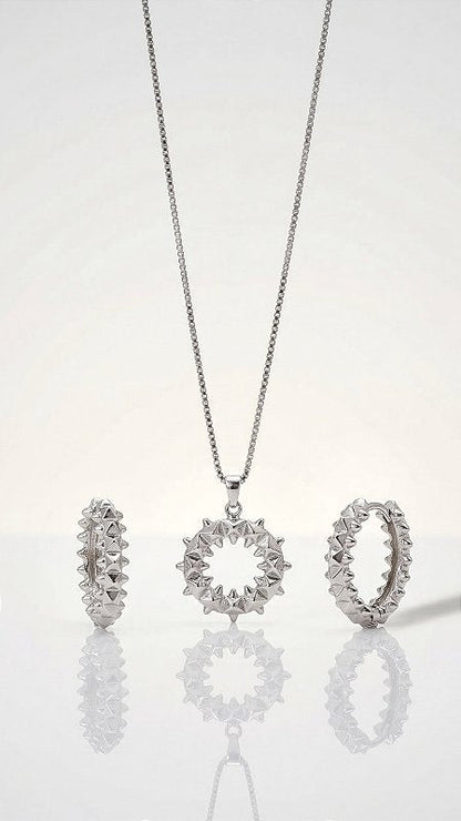 Conjunto Pulseira e Anel CT Clash Prata
