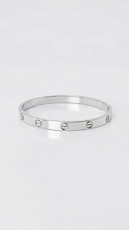 Bracelete Love CT Dourado Aço