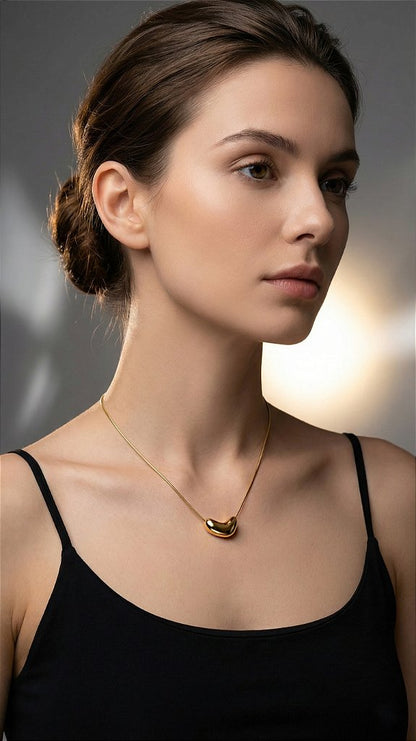 Gold Organic Necklace
