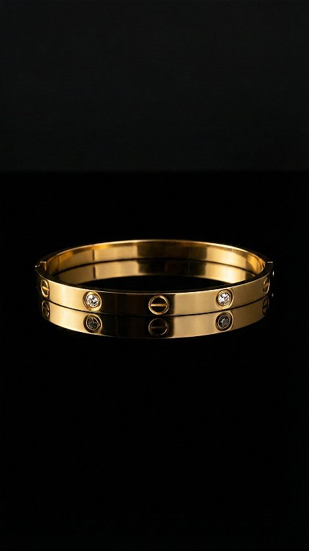 Bracelete Duo X Pedras Zircônias Prata