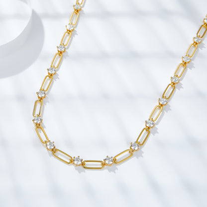 Celestia | Moissanite Link Bracelet