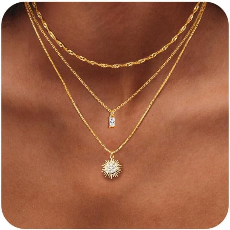 Solstice | Layered Radiance Necklace