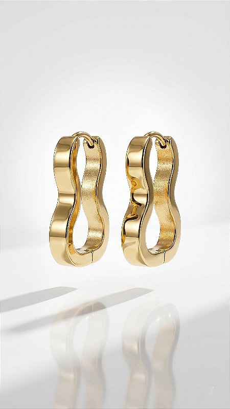 Gold Organic Necklace