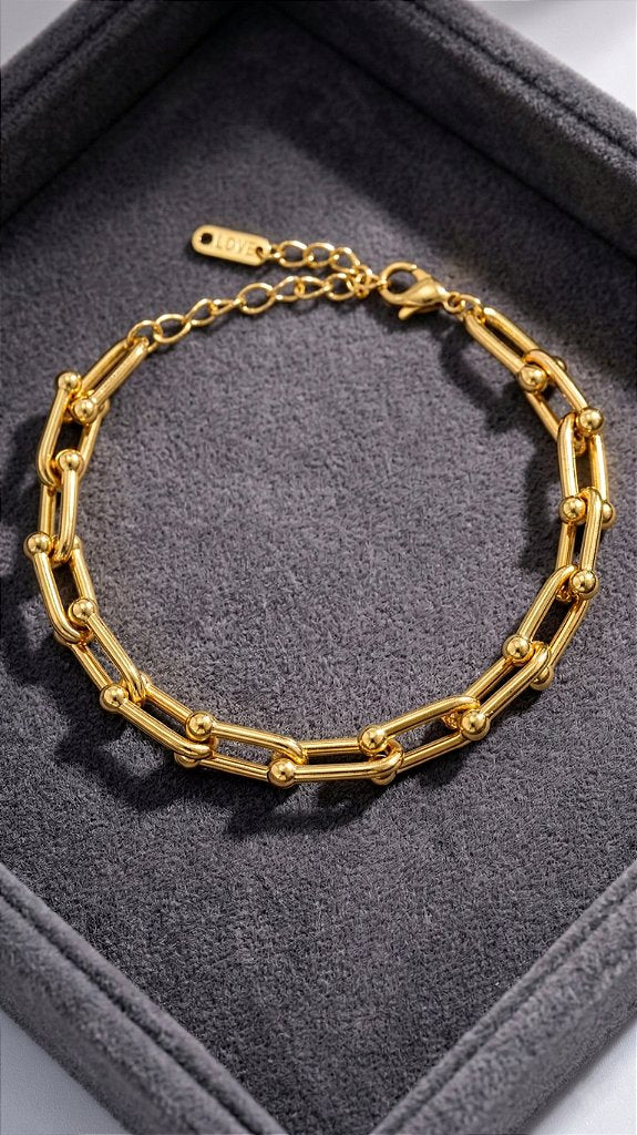 Gold Link Bracelet
