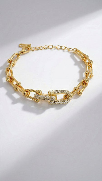 Luxury  Gold Link Bracelet