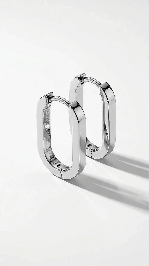 Brinco Argola Click CT Prata Aço