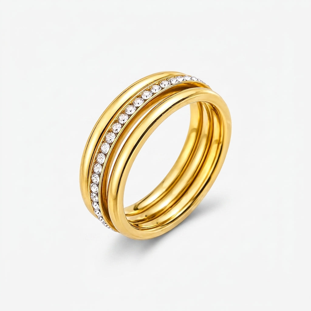 Luxury Gold Roman Numeral Ring