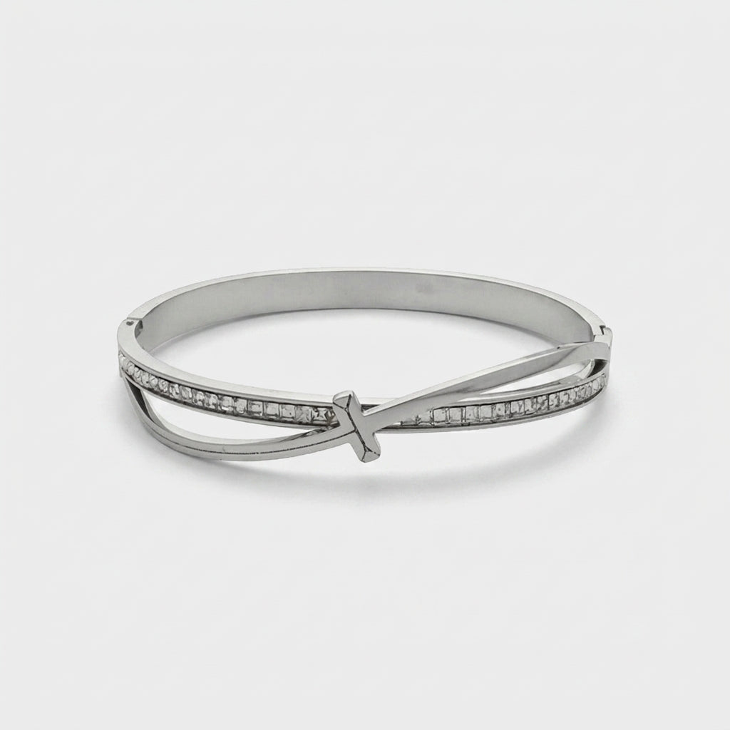 Elegant Silver Slim Bracelet