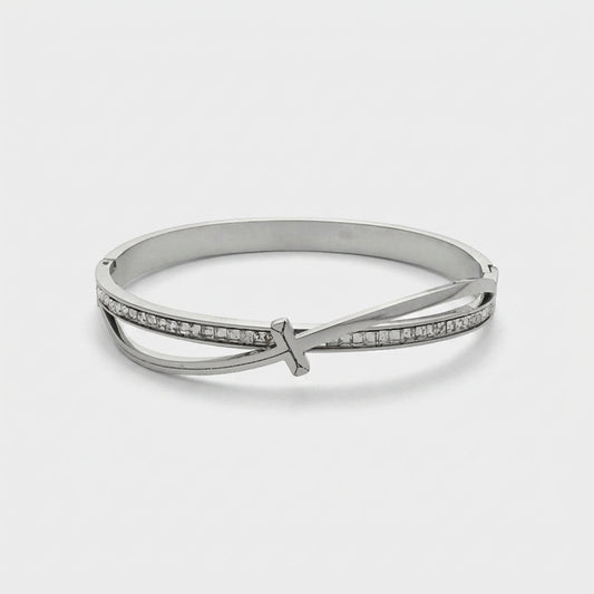 Elegant Silver Slim Bracelet