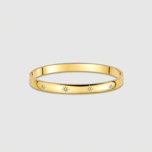 Elegant Gold Star Bracelet