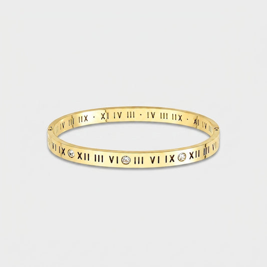 Elegant Gold Roman Bracelet