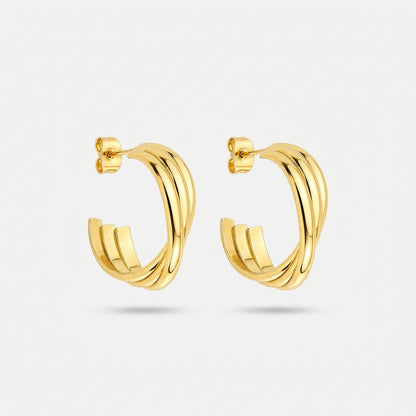 Elegant Gold Hoop Earrings
