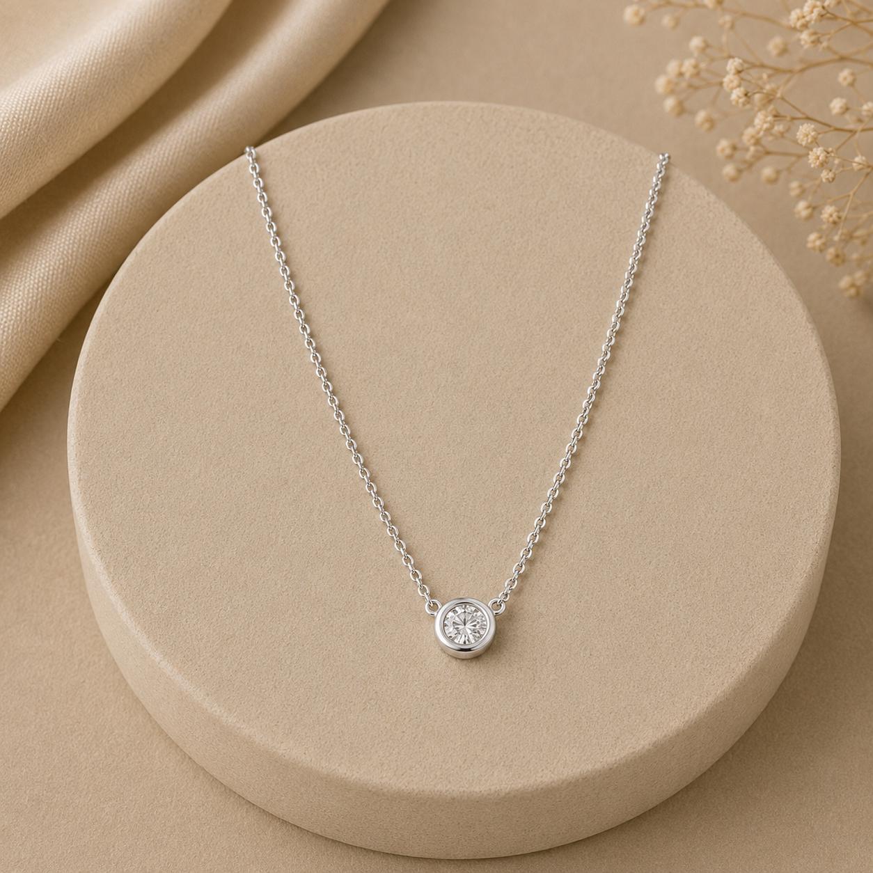 Luxury Silver Minimalist Necklace