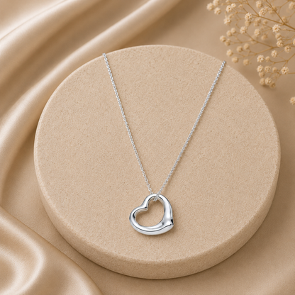 Luxury Gold Open Heart Necklace