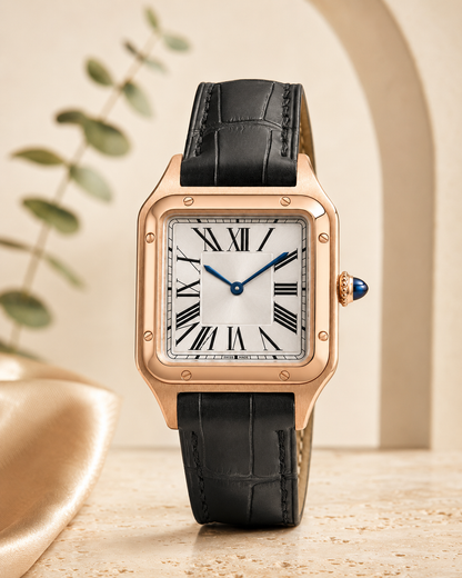 Elegant Rose Gold Roman Watch