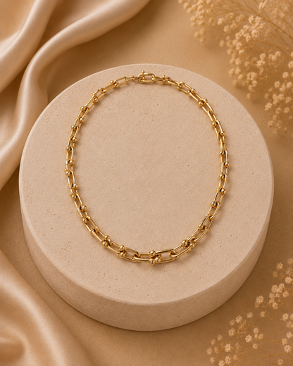 Luxury Gold Link Chain Necklace