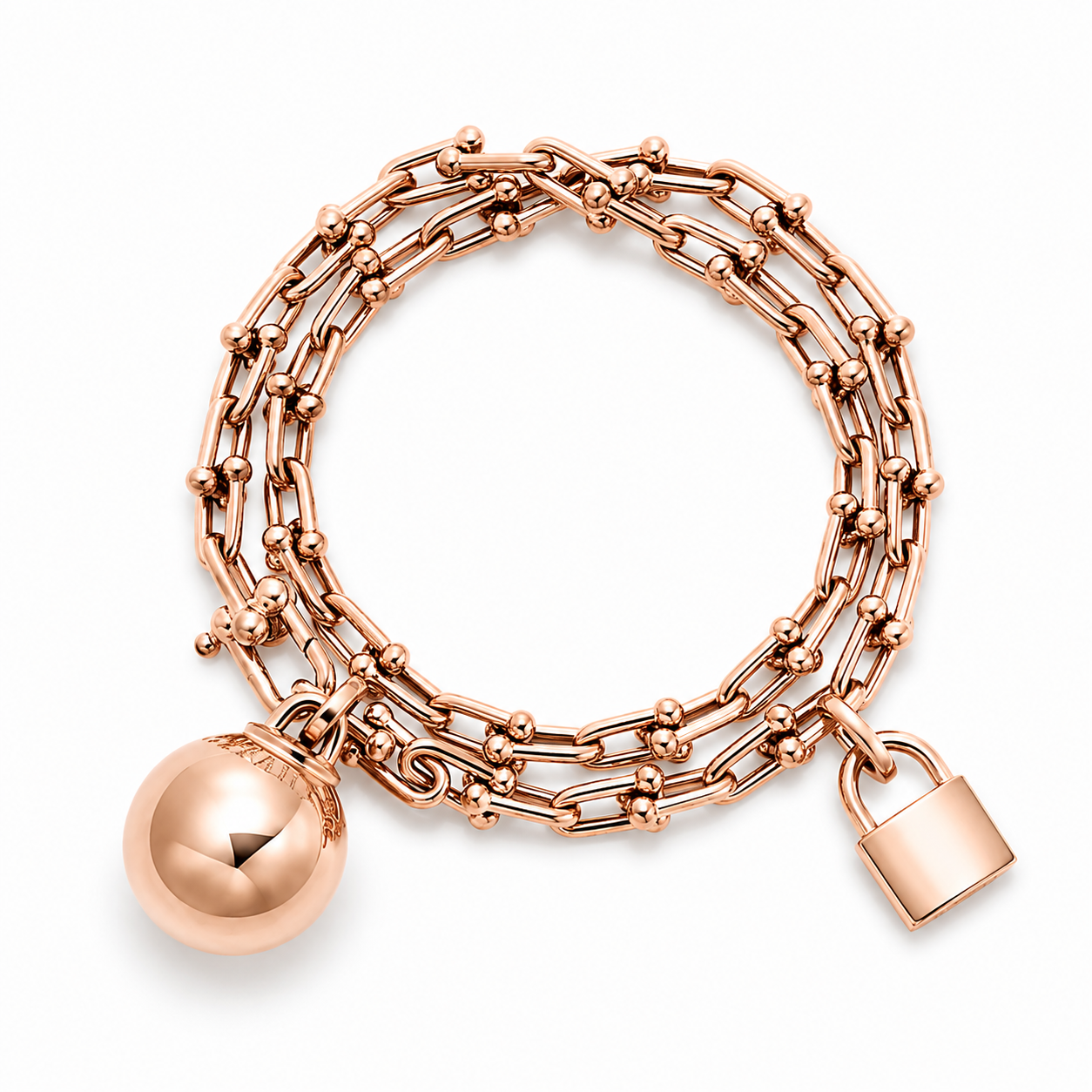 Luxury Silver Pearl Layered Bracelet