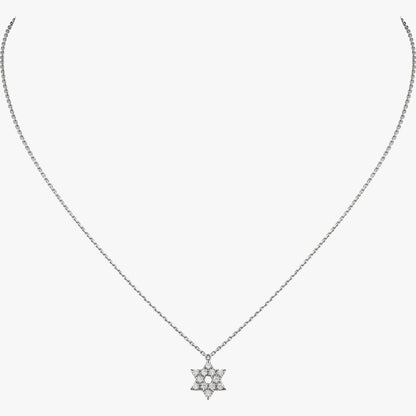 Elegant Silver Star Necklace