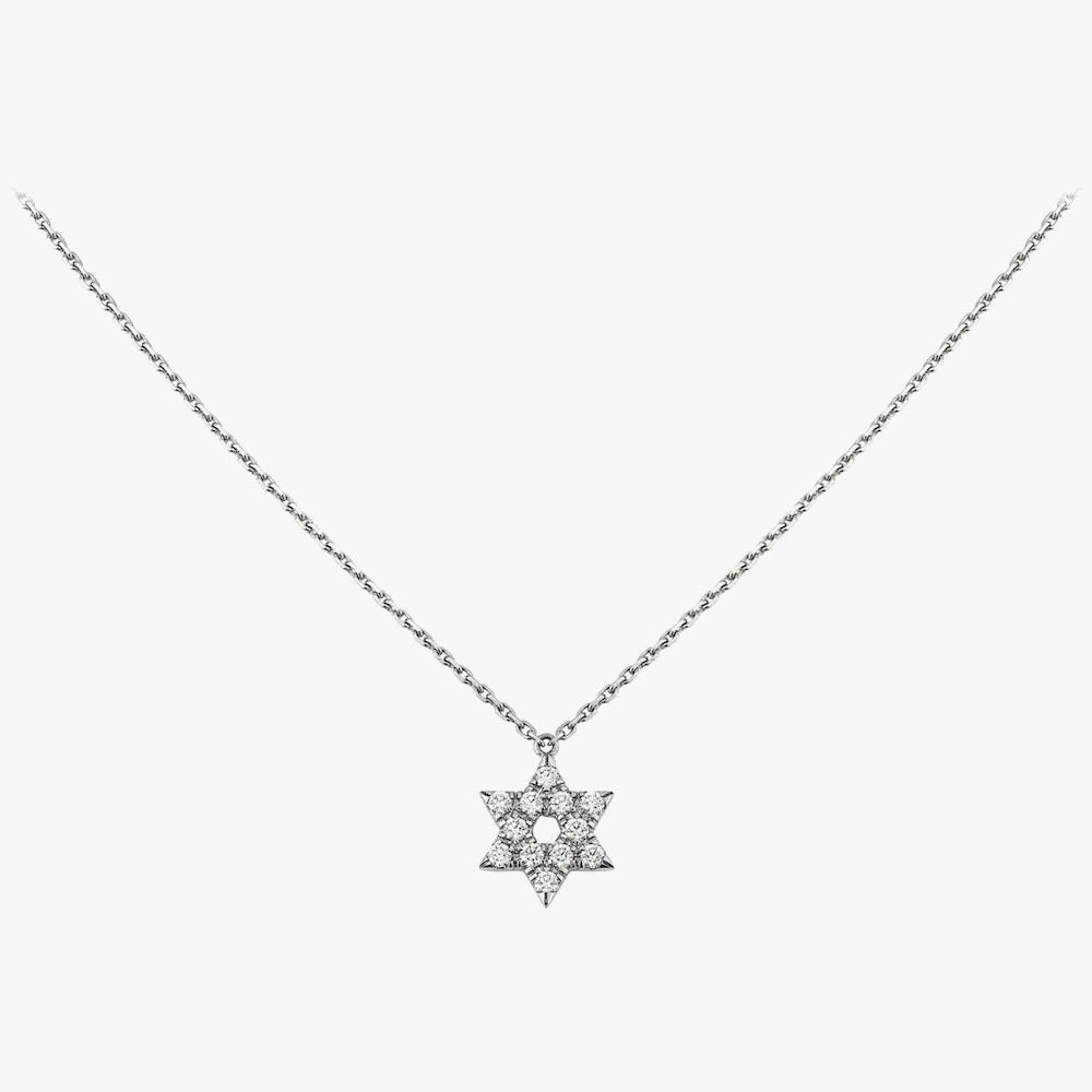 Elegant Silver Star Necklace