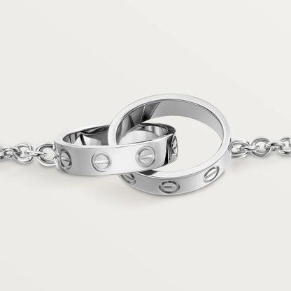 Elegant Gold Double Ring Bracelet