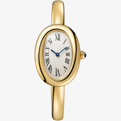 Elegant Gold Oval Watch