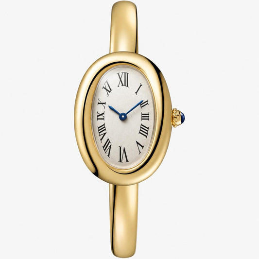 Elegant Gold Oval Watch