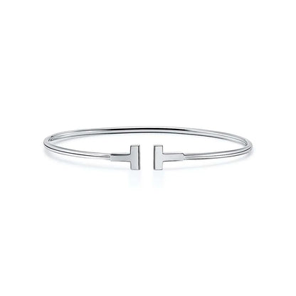 Elegant Gold T-Bar Bracelet