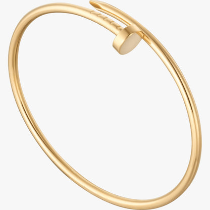 Luxury Gold Nail Cuff Bracelet