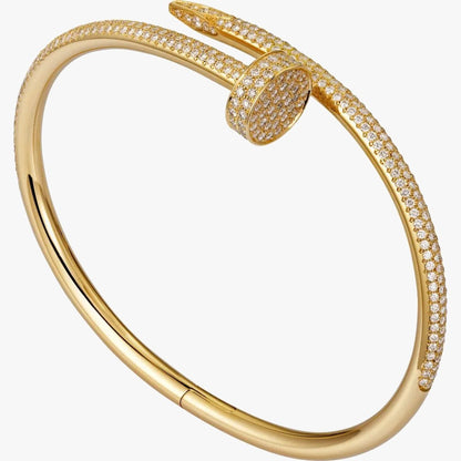 Luxury Gold Nail Cuff Bracelet