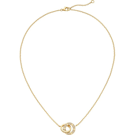 Luxury Gold Zirconia Circle Necklace