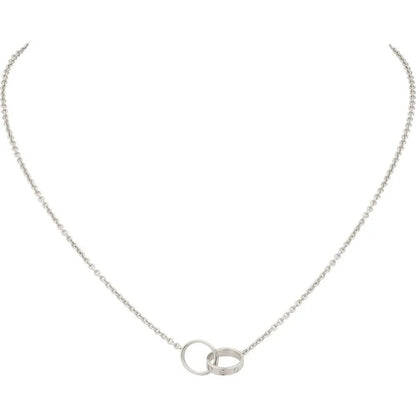 Luxury Gold Zirconia Circle Necklace