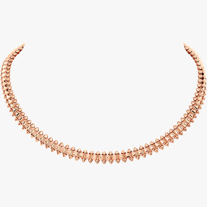 Luxury Rose Gold Spiked Necklace