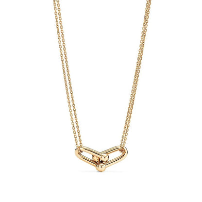 Luxury Rose Gold Link Necklace