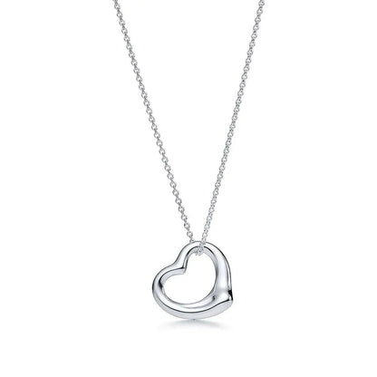 Luxury Gold Open Heart Necklace