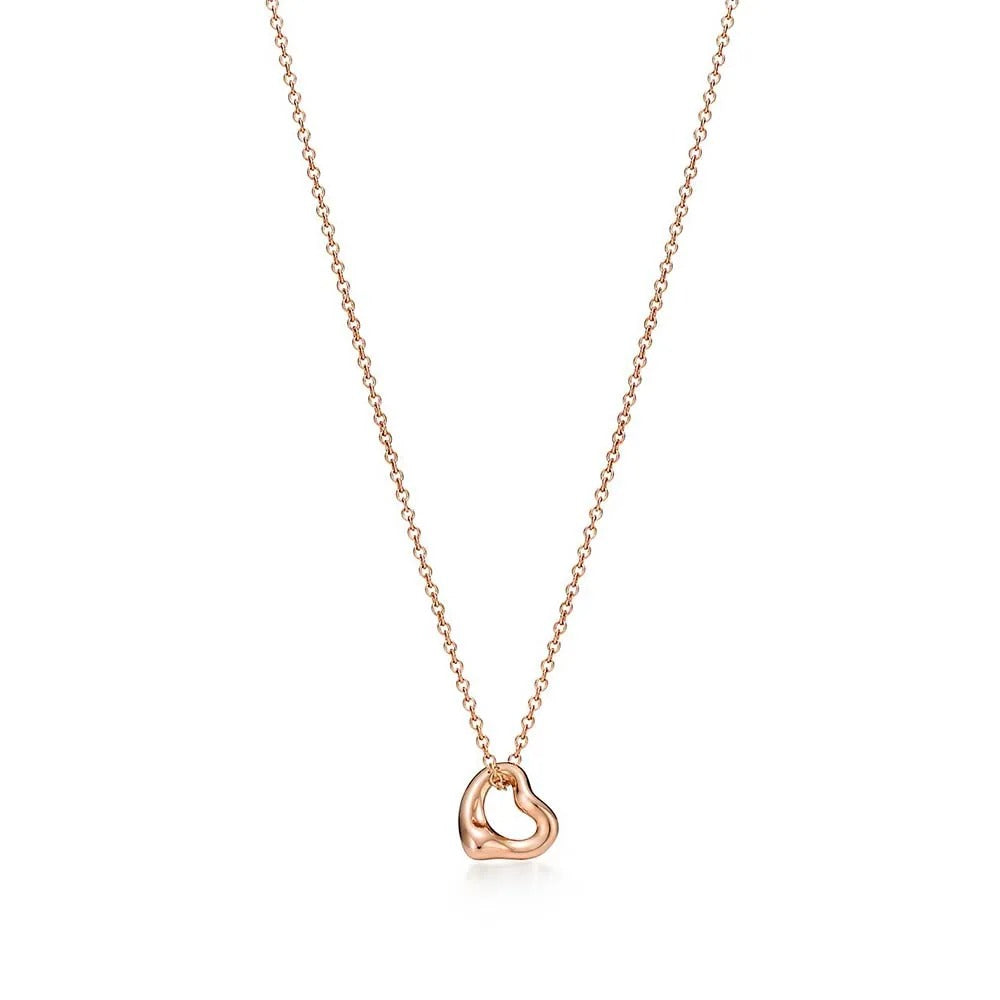Luxury Gold Open Heart Necklace