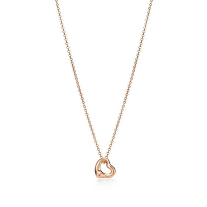 Luxury Gold Open Heart Necklace