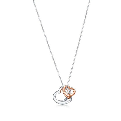 Luxury Gold Open Heart Necklace