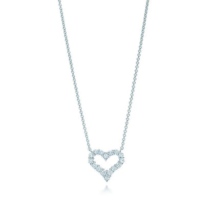 Luxury Gold Open Heart Necklace