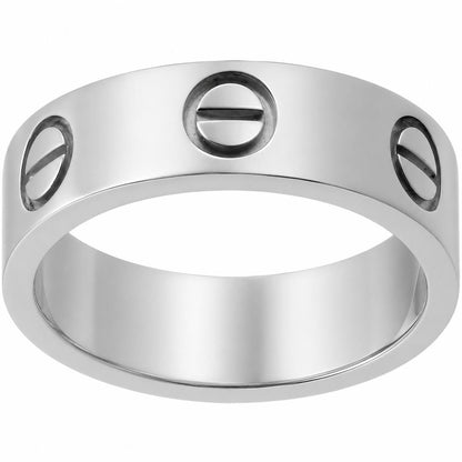 Elegant Gold Screw Ring