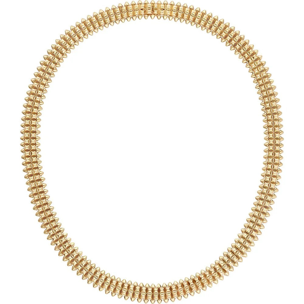 Luxury Rose Gold Spiked Necklace
